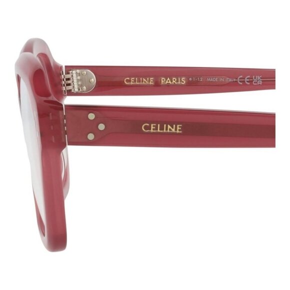 Celine Womens Round/Oval Violet Violet Transparent Fashion Designer Eyewear - Picture 4 of 4